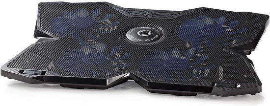 Nedis Gaming Notebook Koeler - Aantal ventilatoren: 4 - USB Gevoed - 15 " - 19 " - LED - afbeelding 5