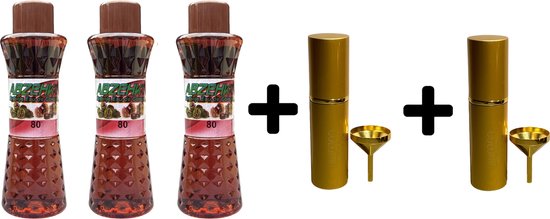 Abzehk Eau de Cologne Kastanje 400ml 3x + Parfumverstuiver 2x - afbeelding 1