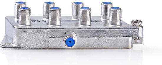 Nedis Satellietsplitter - 5 - 2400 MHz - 18.5 dB - Aantal ingangen: 1 - Outputs: 8 - Impedantie: 75 Ohm - Zink - Zilver - afbeelding 6