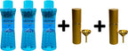 Abzehk Eau de Cologne Ice 400ml 3x + Parfumverstuiver 2x - afbeelding 1