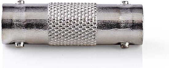 Nedis BNC-Adapter - BNC Female - BNC Female - Vernikkeld - 50 Ohm - Recht - Metaal - Zilver - 10 Stuks - Envelop - afbeelding 1