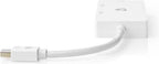 Nedis DisplayPort-Adapter - Mini-DisplayPort Male - DVI-D 24+1-Pins Female / HDMI Output / VGA Female 15p - 4K@60Hz - Vernikkeld - Schakelbaar - 0.20 m - Rond - ABS - ABS - Wit - Doos - afbeelding 5
