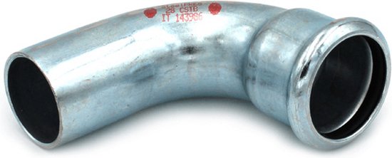 Steelpres C-staal M 28mm persfitting bocht MF 90° - afbeelding 1