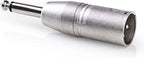 XLR-Adapter | XLR 3-pins male - 6,35 mm male | 10 stuks | Metaal - afbeelding 13