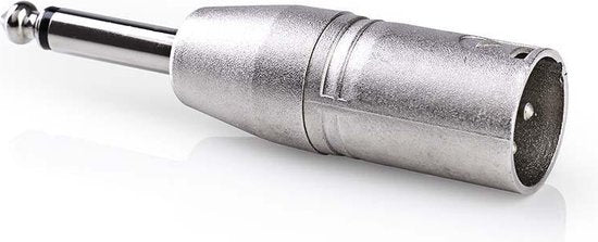 XLR-Adapter | XLR 3-pins male - 6,35 mm male | 10 stuks | Metaal - afbeelding 13