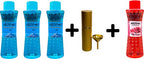 Abzehk Eau de Cologne Ice 400ml 3x + Parfumverstuiver 1x + Eau de Cologne Adige Druppel 400ml 1x - afbeelding 1