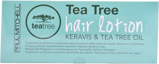 Paul Mitchell Ampullen Tea Tree Hair Lotion Keravis Tea Tree Oil 12x6ml - afbeelding 2