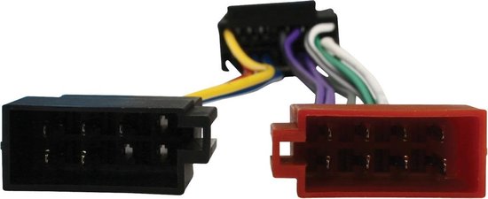 Nedis ISO-Kabel voor Autoradio - Geschikt voor Sony - 0.15 m - Rond - PVC - Polybag - afbeelding 6
