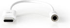 Nedis USB-C Adapter - USB 3.1 - USB-C Male - 3,5 mm Female - 0.15 m - Rond - Vernikkeld - PVC - Wit - Doos - afbeelding 9