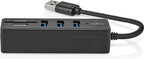Nedis USB-Hub - USB-A Male - 3x USB A Female - 5-Poorts poort(en) - USB 3.2 Gen 1 - USB Gevoed - 5 Gbps - SD & MicroSD - afbeelding 9