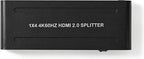 Nedis HDMI-Splitter - 4-Poorts poort(en) - HDMI Input - 4x HDMI Output - 4K@60Hz - 18 Gbps - Metaal - Antraciet - afbeelding 4