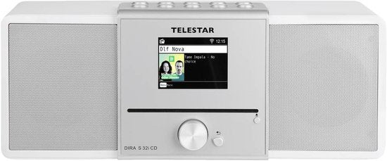 Telestar DIRA S 32i CD (wit) Radio/CD-speler DAB+, VHF (FM), Internet DLNA, WiFi, USB, CD, Bluetooth, Internetradio In - afbeelding 9