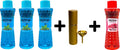 Abzehk Eau de Cologne Menthe & Ice 400ml 3x + Parfumverstuiver 1x + Eau de Cologne Adige Druppel 400ml 1x - afbeelding 1