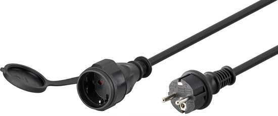 Nedis Verlengkabel Male - Female - Type-F (CEE 7/7) - Randaarde stekker - 10.0 m - 3680 W - 250 V AC 50/60 Hz - Soort aarding: Zijcontacten - Hoek van stopcontact: 90 ° - IP44 - H07RN-F 3G 1.5 mm² - afbeelding 7