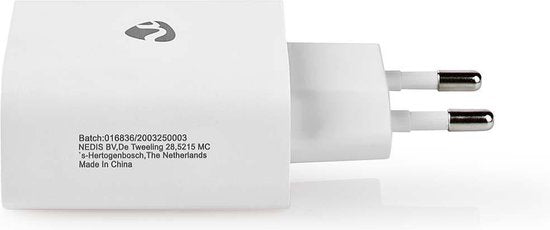 Nedis Oplader - 30 W - 1.5 / 2.0 / 2.5 / 3.0 A - Outputs: 1 - USB-C™ - Automatische Voltage Selectie - afbeelding 5