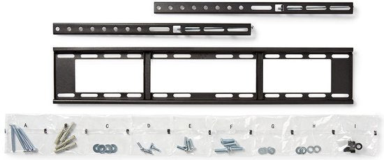 Nedis Vaste TV Muurbeugel - 37 t/m 70 Inch - Max 35 Kg - Zwart - afbeelding 5
