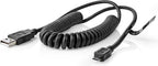 USB-Kabel - USB 2.0 - USB-A Male - USB Micro-B Male - 480 Mbps - Vernikkeld - 2.00 m - Gekruld - PVC - Zwart - Envelop - afbeelding 2