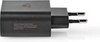 Nedis Oplader - 30 W - PD3.0 27W / PD3.0 30W / QC3.0 - 1.5 / 2.0 / 2.5 / 3.0 A - Outputs: 1 - USB-C - Automatische Voltage Selectie - Zwart - afbeelding 5
