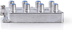 Nedis Satellietsplitter - 5 - 2400 MHz - 18.5 dB - Aantal ingangen: 1 - Outputs: 8 - Impedantie: 75 Ohm - Zink - Zilver - afbeelding 4