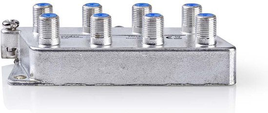 Nedis Satellietsplitter - 5 - 2400 MHz - 18.5 dB - Aantal ingangen: 1 - Outputs: 8 - Impedantie: 75 Ohm - Zink - Zilver - afbeelding 4