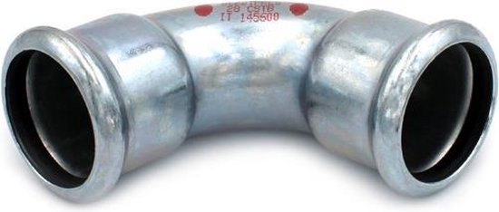 Steelpres C-staal M 42mm persfitting bocht FF 90° - afbeelding 1