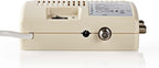 Nedis Power-Inserter voor CATV - 40-862 MHz - Tussenschakeldemping: -5 dB - 75 Ohm - ABS - Wit - afbeelding 1