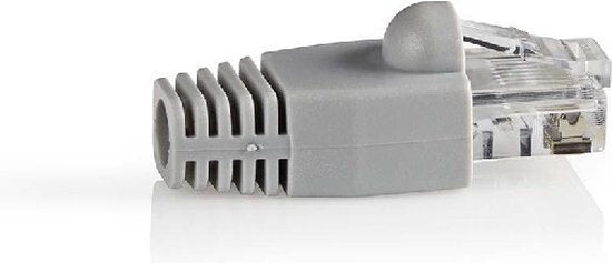 Nedis RJ45-Connector - Male - Solid UTP CAT6 - Recht - Verguld - 10 Stuks - PVC - Grijs - Doos - afbeelding 14