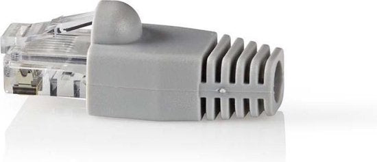 Nedis RJ45-Connector - Male - Solid UTP CAT6 - Recht - Verguld - 10 Stuks - PVC - Grijs - Doos - afbeelding 11