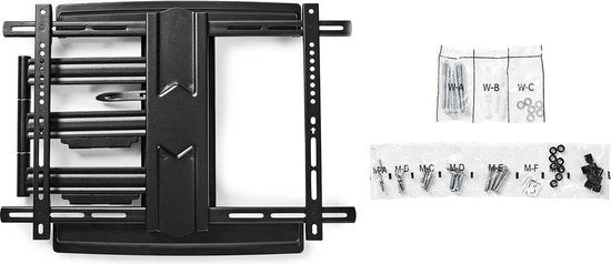 Nedis Draai- en Kantelbare TV beugel - 37 - 80 Inch - Max 50 kg - Muurbeugel - afbeelding 5