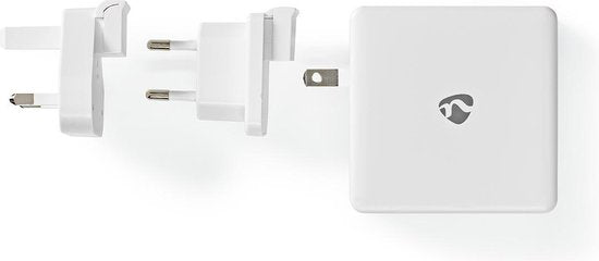 Nedis Oplader - 1,5 A / 2 A / 3,0 A / 3,25 A - Outputs: 2 - Poorttype: 2x USB-C™ - 15 / 18 / 27 / 36 / 45 / 65 W - Automatische Voltage Selectie - afbeelding 4