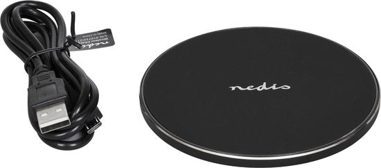 Draadloze Oplader - 5 / 7.5 / 10 W - 1.0 A - LED-indicatie in gebruik - Inclusief kabel - Micro-USB - 1.00 m - afbeelding 2