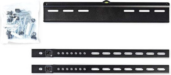 Nedis Vaste TV-Muurbeugel - 32 - 55 " - Maximaal schermgewicht: 55 kg - Minimale muurafstand: 9 mm - Staal - Zwart - afbeelding 6