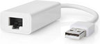 Nedis USB-netwerkadapter - USB 2.0 - 100 Mbps - USB-A Male - RJ45 Female - 0.20 m - Rond - Verguld / Vernikkeld - Koper - Wit - Doos - afbeelding 2