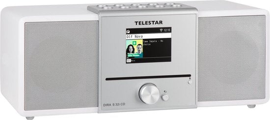 Telestar DIRA S 32i CD (wit) Radio/CD-speler DAB+, VHF (FM), Internet DLNA, WiFi, USB, CD, Bluetooth, Internetradio In - afbeelding 14