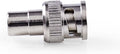 Nedis BNC-Adapter - BNC Male - RCA Female - Vernikkeld - 50 Ohm - Recht - Metaal - Zilver - 10 Stuks - Envelop - afbeelding 1