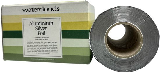 Zilverfolie / Aluminium Zilver Folie 250 meter Waterclouds - afbeelding 1