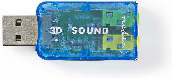 Nedis Geluidskaart - 5.1 - USB 2.0 - Microfoonaansluiting: 1x 3.5 mm - Headset-aansluiting: 3.5 mm Male - afbeelding 4