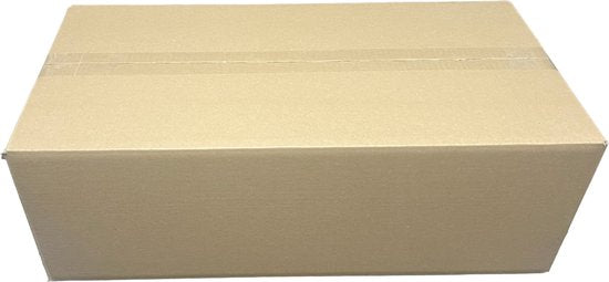 Verzenddoos / Verhuisdoos / Vouwdoos 40 stuks binnenmaat 60 cm x 30 cm x 20 cm (LxBxH) dubbele golf - afbeelding 3