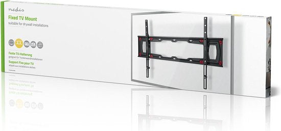 Vaste TV-Muurbeugel - 37-70 " - Maximaal schermgewicht: 40 kg - Minimale muurafstand: 28 mm - Staal - Zwart - afbeelding 4