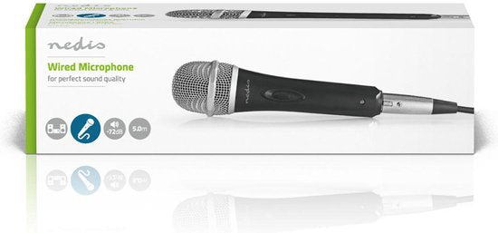 Nedis bedrade microfoon - XLR - 6,35mm Jack - metaal / - 5 meter - afbeelding 4
