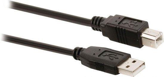 Nedis USB-kabel m USB A USB B Zwart - afbeelding 17