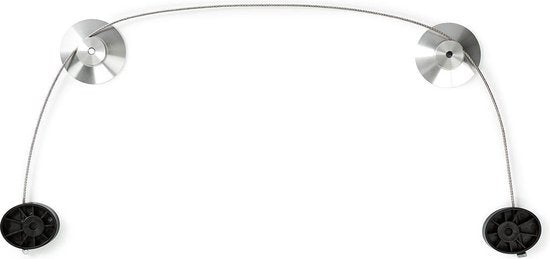 Nedis Vaste TV-Muurbeugel - 37-70 " - Maximaal schermgewicht: 50 kg - Minimale muurafstand: 14.5 mm - Montage draad - ABS / Staal - Metaal / Zwart - afbeelding 2