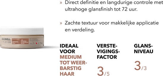 Goldwell - Stylesign Defining Wax - 75ml - afbeelding 10