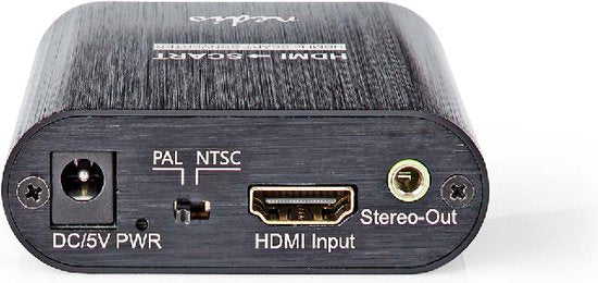 Nedis HDMI-Converter - HDMI Input - Scart Female - 1-weg - 480i - 18 Gbps - Metaal - Antraciet - afbeelding 12