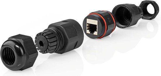 Nedis Netwerkkoppeling - Buitenshuis - CAT6 - Afgeschermd - RJ45 Female - RJ45 Female - Recht - Kunststof - Doos - afbeelding 6