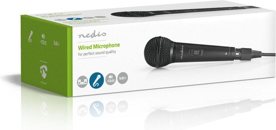Nedis bedrade microfoon - XLR - 6,35mm Jack - metaal / - 5 meter - afbeelding 15