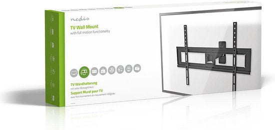 Nedis Draai en Kantelbare TV Muurbeugel - 37 t/m 70 Inch - Max 35 Kg - Zwart - afbeelding 7