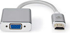 Nedis VGA-Adapter - HDMI Connector - VGA Female 15p - Verguld - Recht - Aluminium / Stof - Zilver - Cover Window Box - afbeelding 7