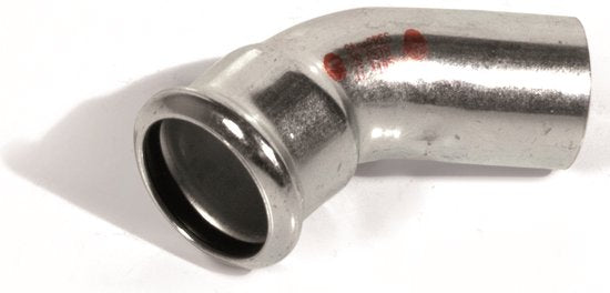 Steelpres C-staal M 28mm persfitting bocht MF 45° - afbeelding 2