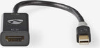 Nedis Mini DisplayPort-Kabel - DisplayPort 1.2 - Mini-DisplayPort Male - HDMI Output - 21.6 Gbps - Verguld - 0.20 m - Rond - PVC - Antraciet - Window Box - afbeelding 1